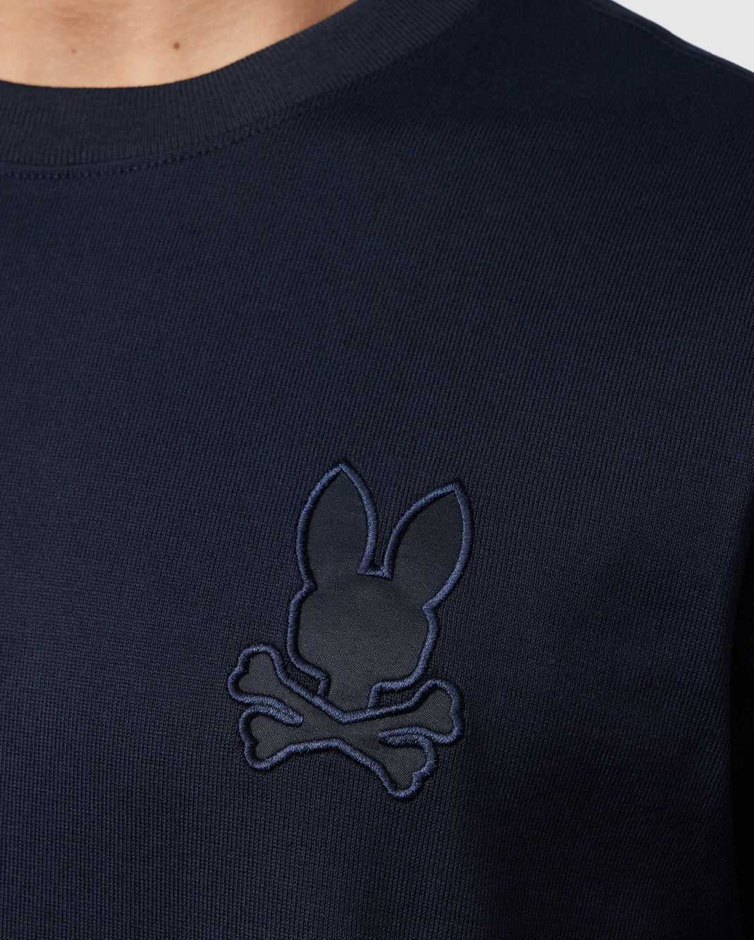 Tees Psycho Bunny Danby Oversized Tee Bleu Marine Homme | IWR-20826170